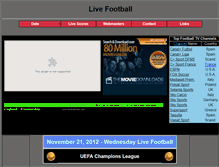 Tablet Screenshot of footballonsat.com